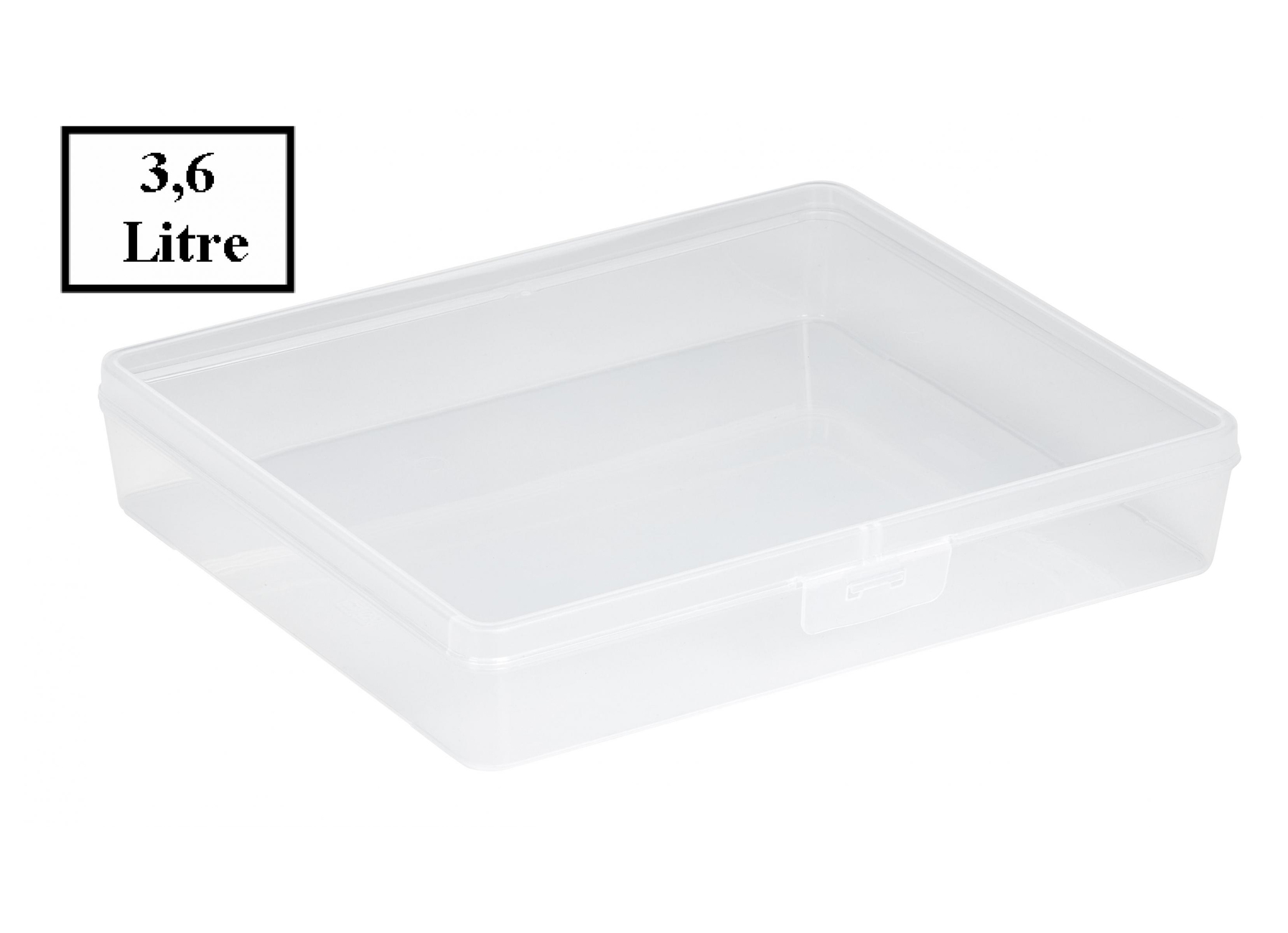 Q-LINE BOITE DE RANGEMENT 3,6L TRANSPARENT