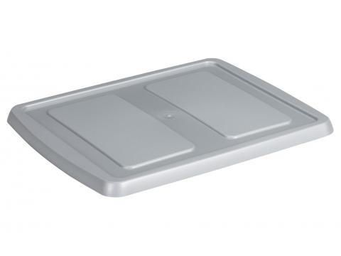 NESTA PLAT DEKSEL 46X37CM ZILVER