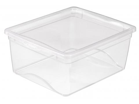 OMEGA CLEARBOX MET DEKSEL 2L TRANSPARANT