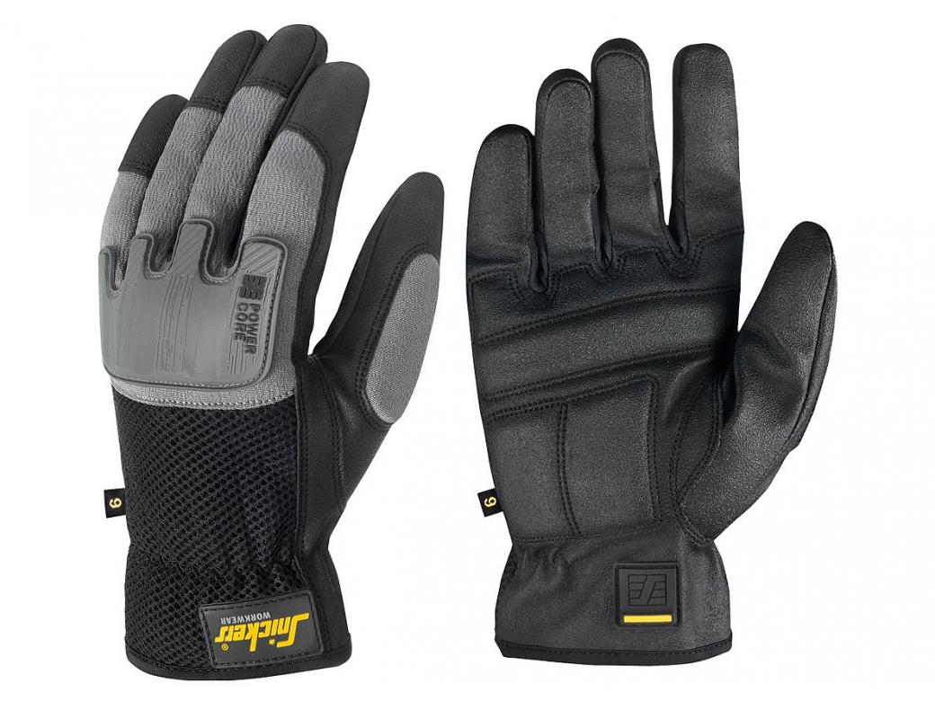 SNICKERS GANTS DE TRAVAIL POWER CORE BLACK