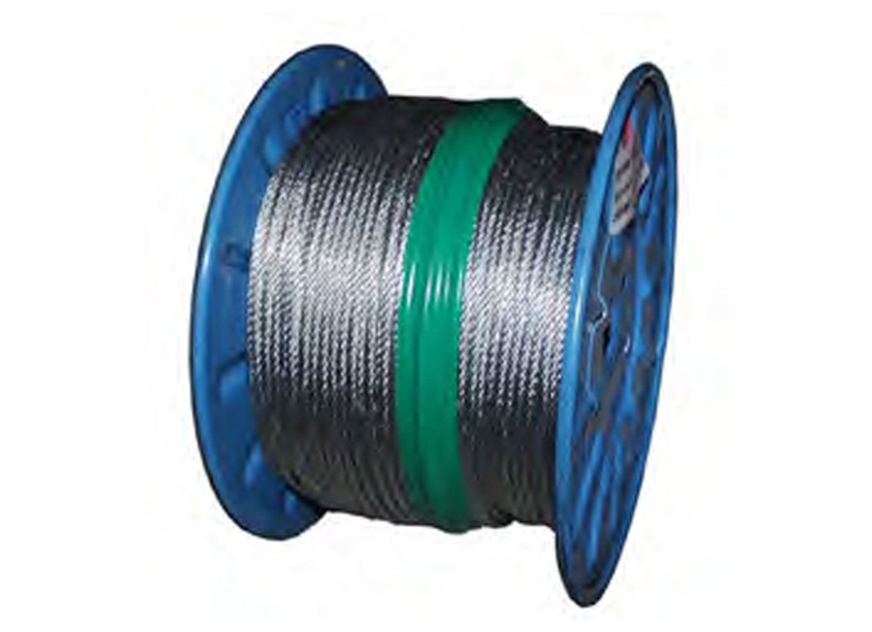 CABLE D''ACIER ZINGUE ENROBAGE NYLON (PAR M CRT)