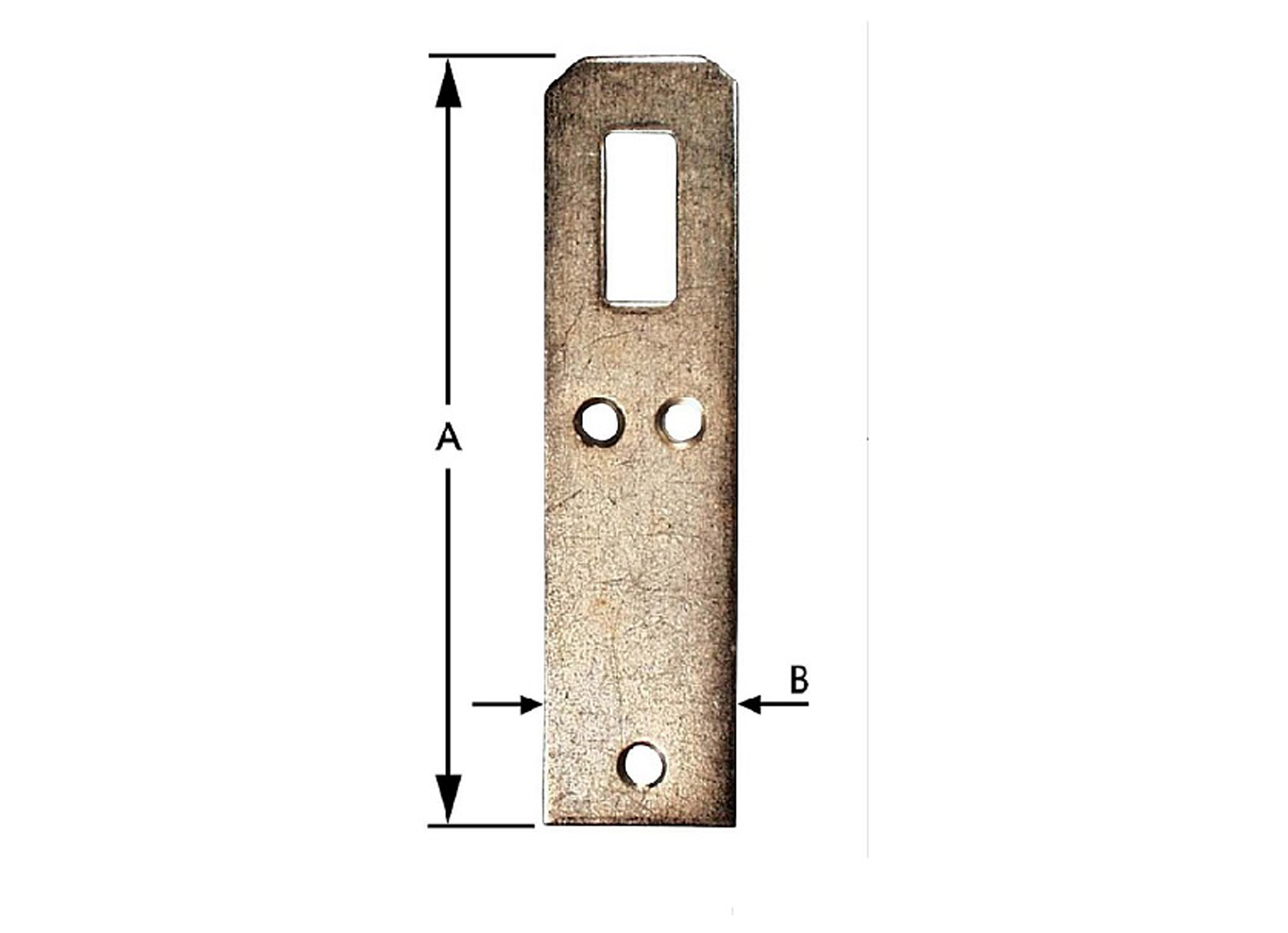 SCHAPHAKEN IJZER VERZINKT 60X20MM 2 STUKS