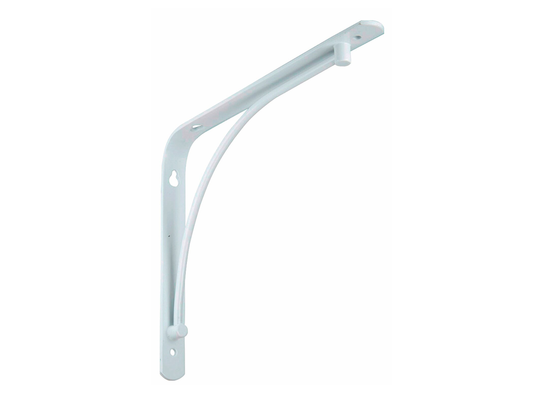 CONSOLE ETAGERE ARC ORNEMENTAL BLANC 145X145MM