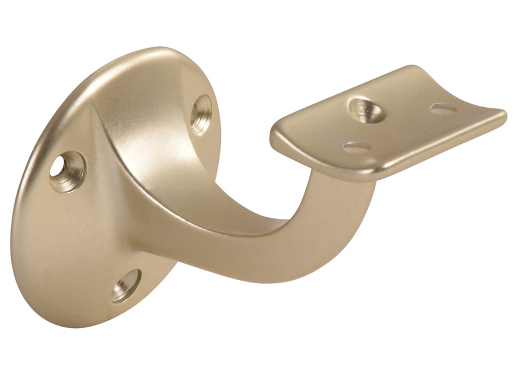 SUPPORT-APPUI DE RAMPE COURBE ALUMINIUM