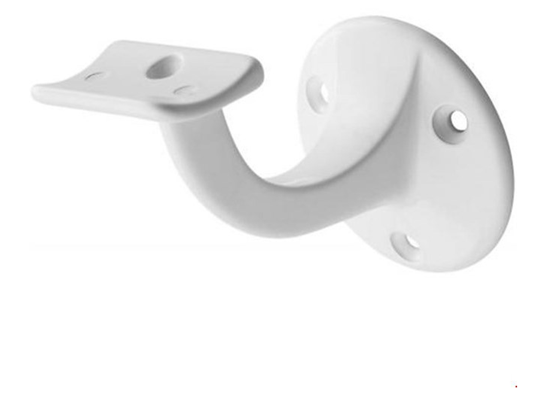 SUPPORT-APPUI DE RAMPE COURBE ALUMINIUM