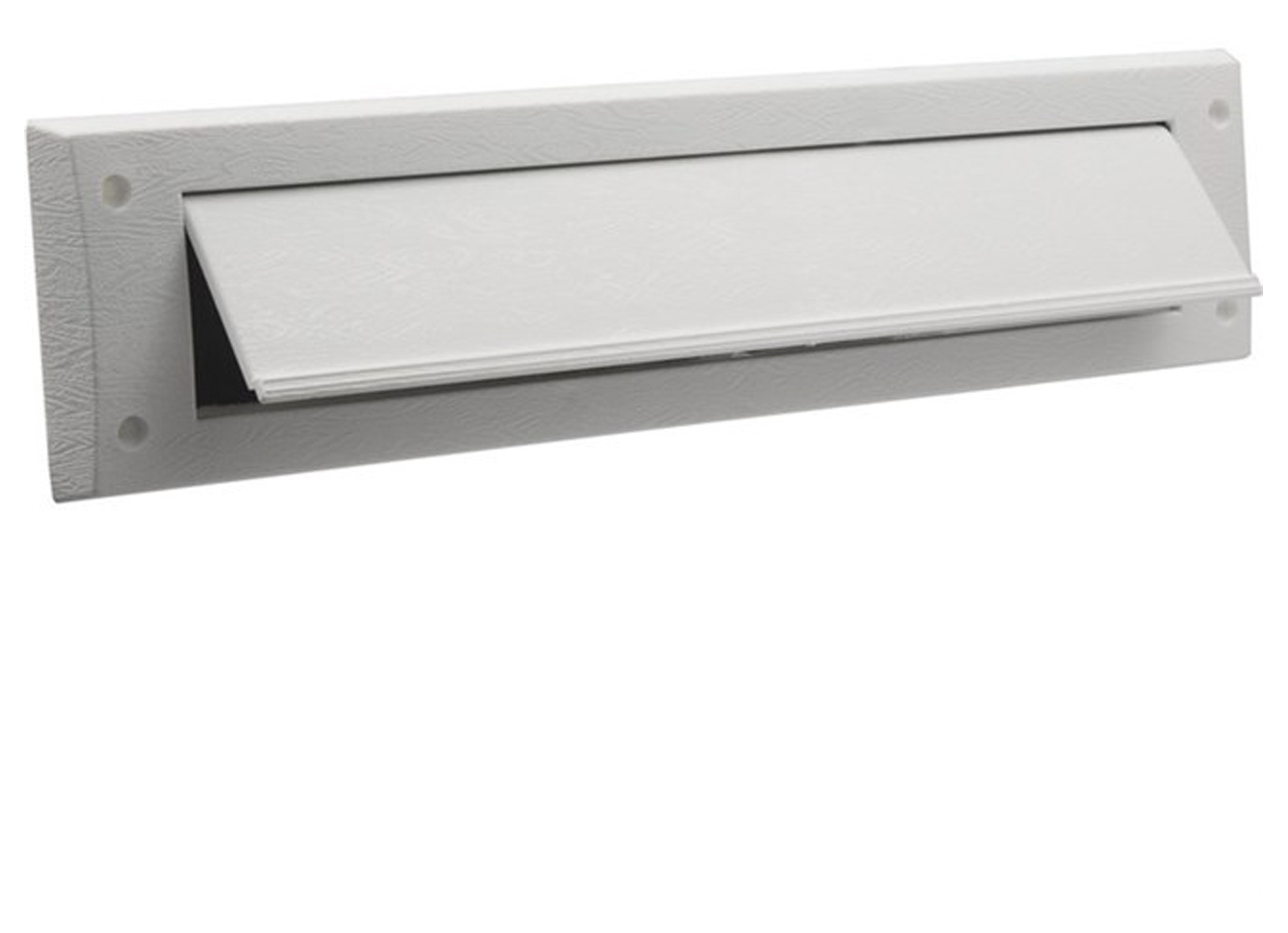 ENTREE DE COURRIER SYNTHETIQUE BLANC 340X82MM