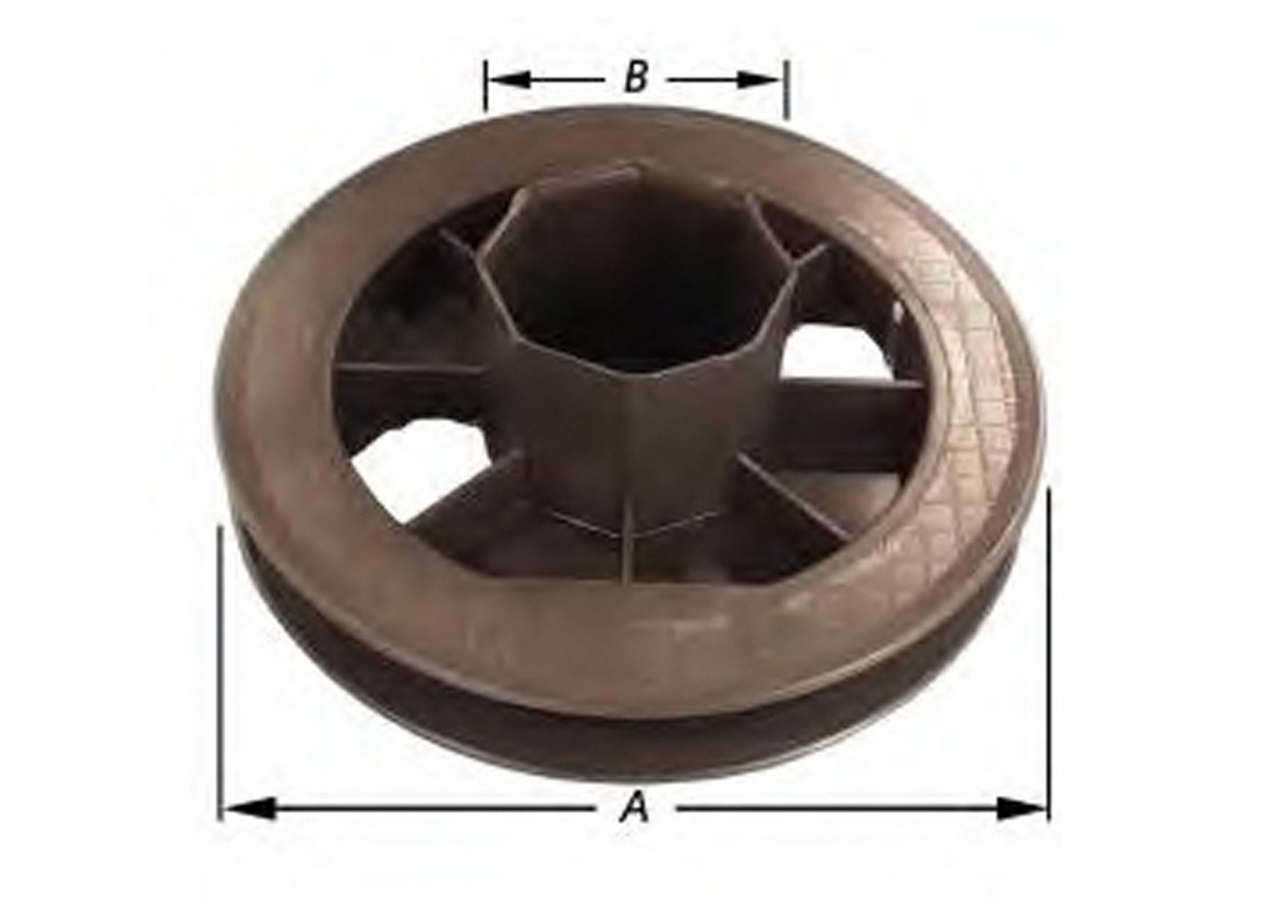 POULIE DE SANGLE POUR VOLETS ROULANTS EN PVC