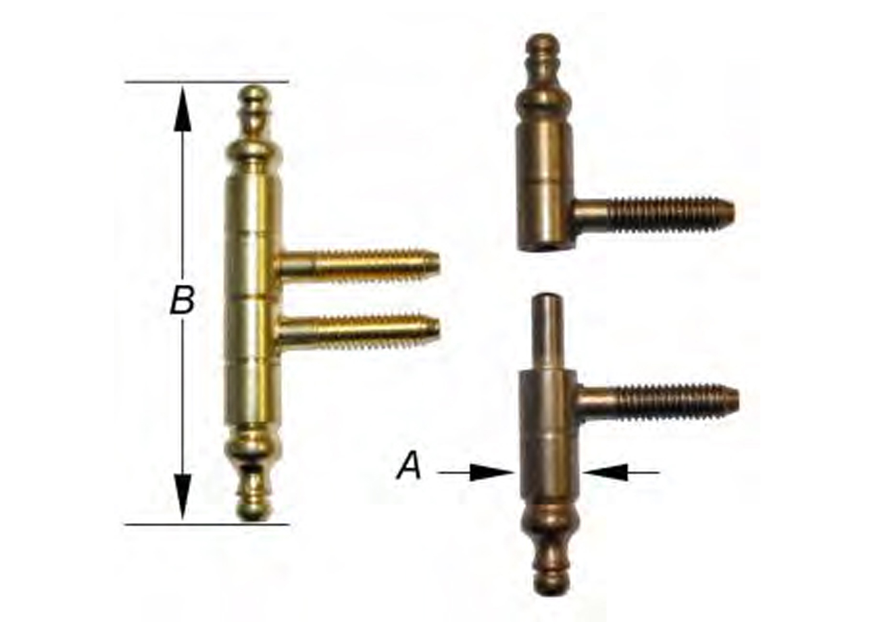 FITSEN TYPE ANUBA VERMESSINGD Ø9MM 2 STUKS