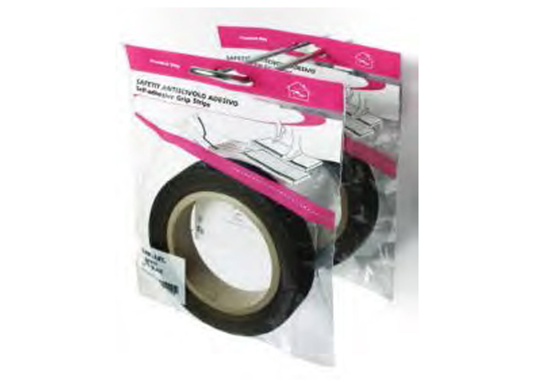 BANDE ADHESIVE ANTI-DERAPANTE NOIR 19MM X 6M