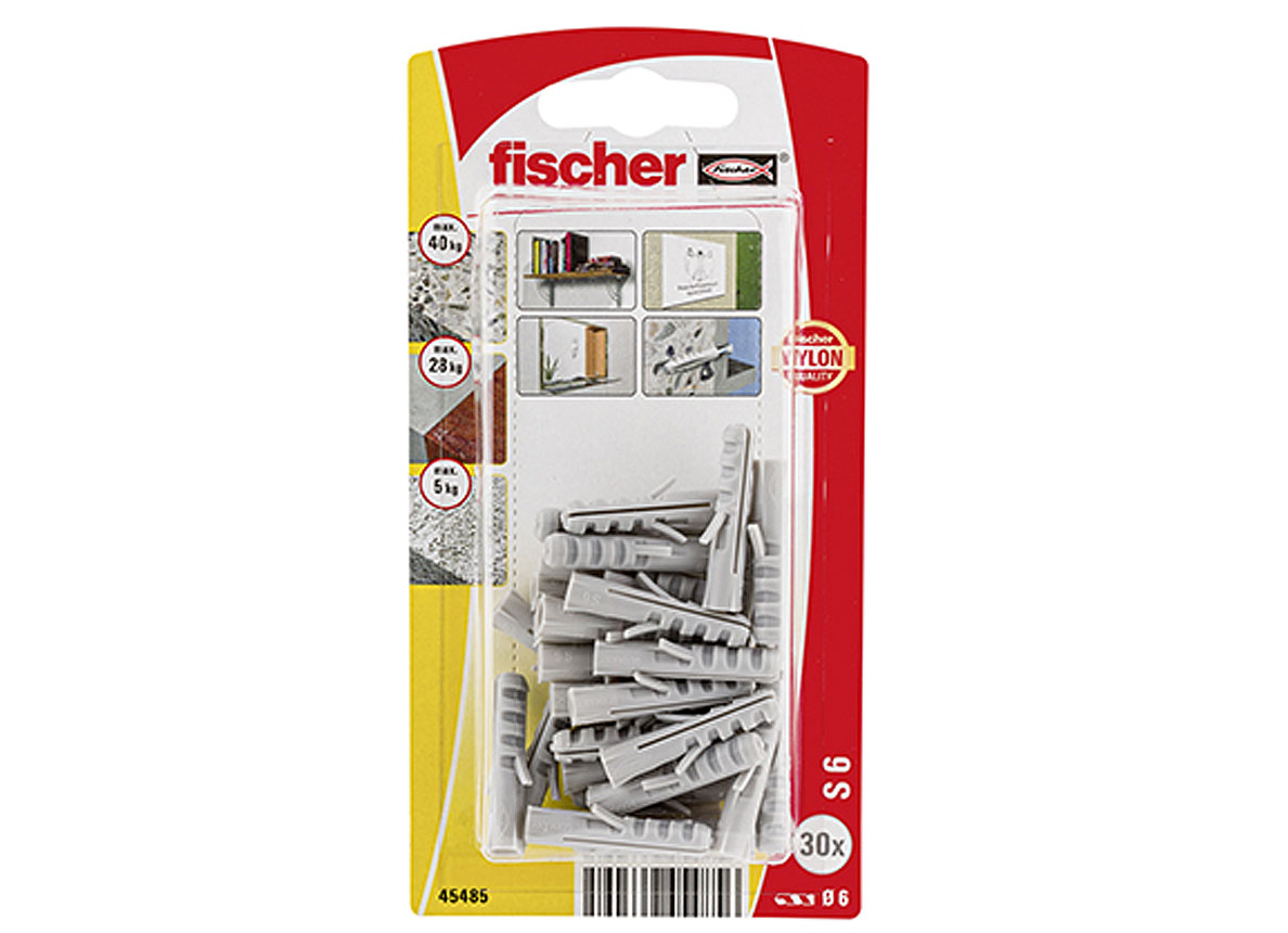 FISCHER PLUG S 6 K NV (30)