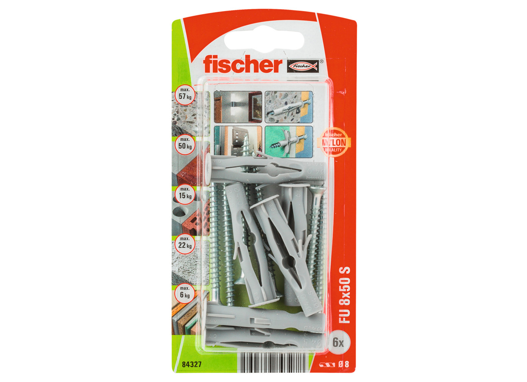 FISCHER UNIVERSEELPLUG FU 8X50 S K NV (6)