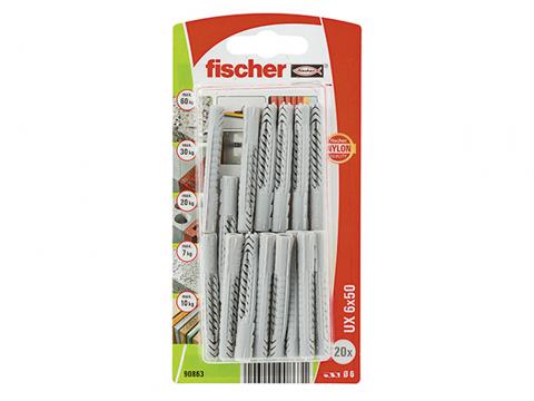 FISCHER UNIVERSEELPLUG UX 6X50 K NV (20)
