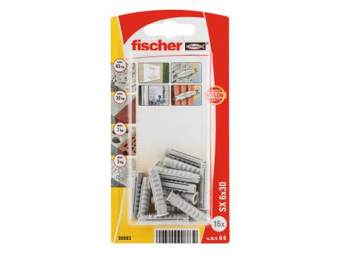 FISCHER EXPANSIEPLUG SX 6X30 KP K NV (15)