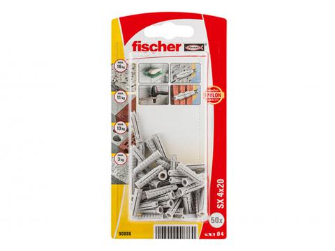 FISCHER EXPANSIEPLUG SX 4X20 K NV (50)