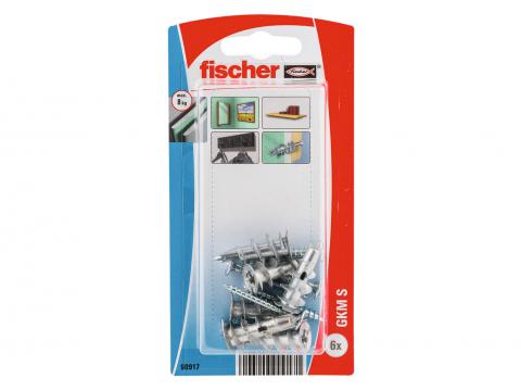 FISCHER CHEVILLE EN METAL POUR PLAQUE DE PLATRE GKM S K NV