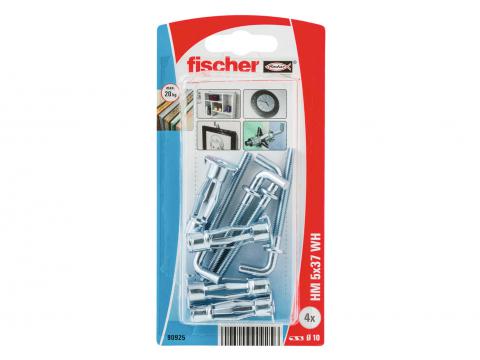 FISCHER CHEVILLE MUR CREUX AVEC VIS HM 5X37 WH K NV (4)