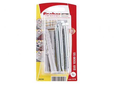 FISCHER CONSTRUCTIEPLUG MET ZESKANTBOUT SXR 10X80 SS K NV (4)