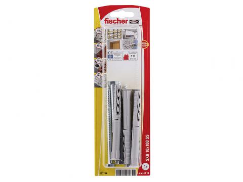 FISCHER CONSTRUCTIEPLUG MET ZESKANTBOUT SXR 10X100 SS K NV (4)