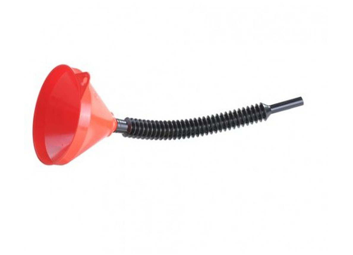 ENTONNOIR UNIVERSEL ROUGE AVEC TAMIS Ø210MM