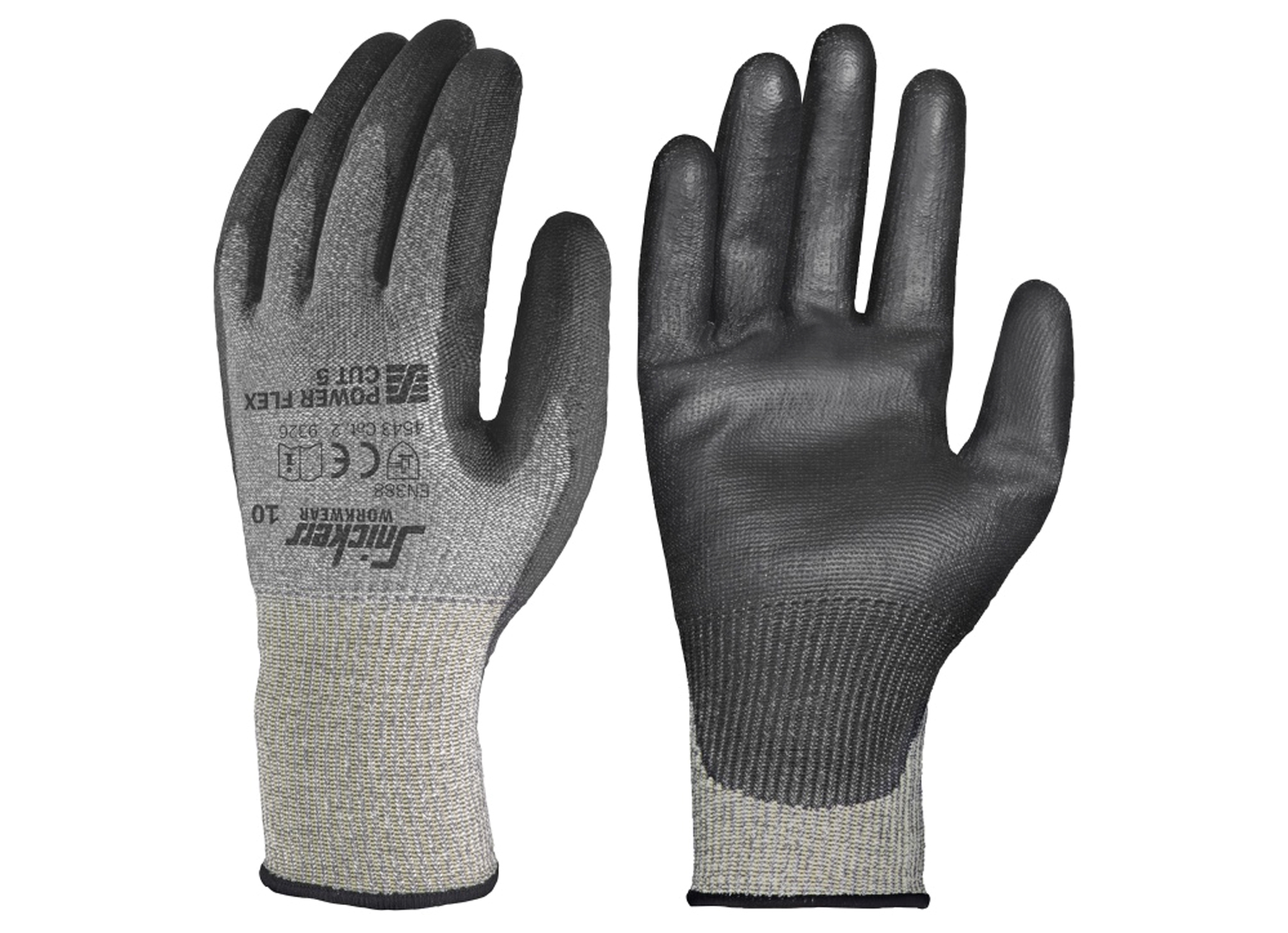 POWER FLEX CUT 5 GLOVES STONE GREY M10