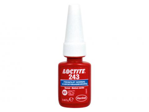 LOCTITE 243 SCHROEFDRAADBORGMIDDEL 5ML