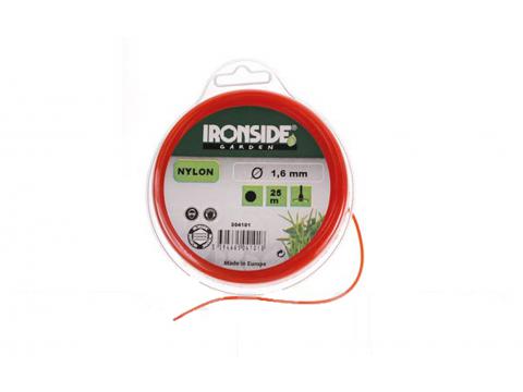 BOBINE DE FIL NYLON Ø1,6MM L=25M ROUGE