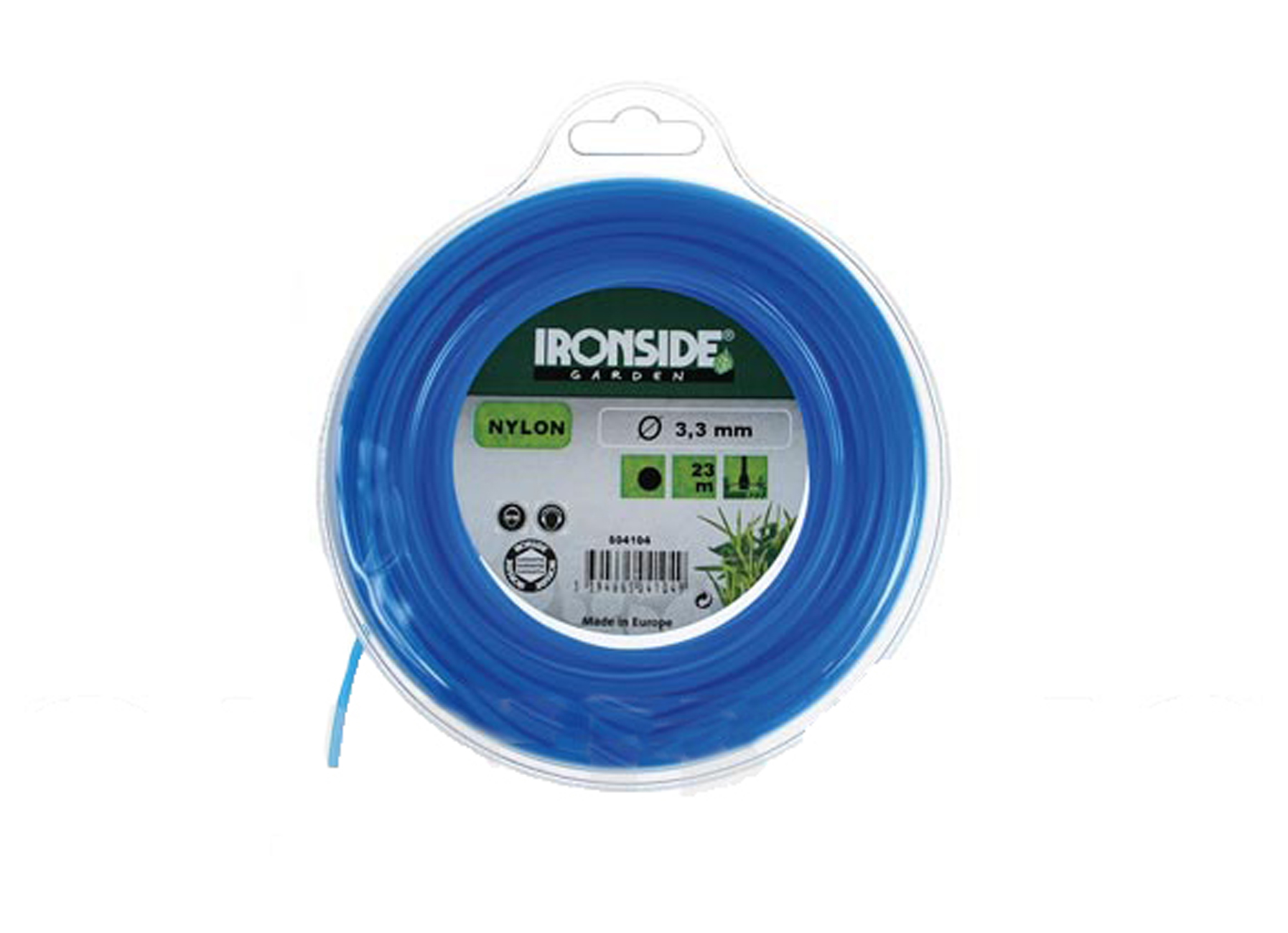 BOBINE DE FIL NYLON Ø3,3MM L=23M BLEU