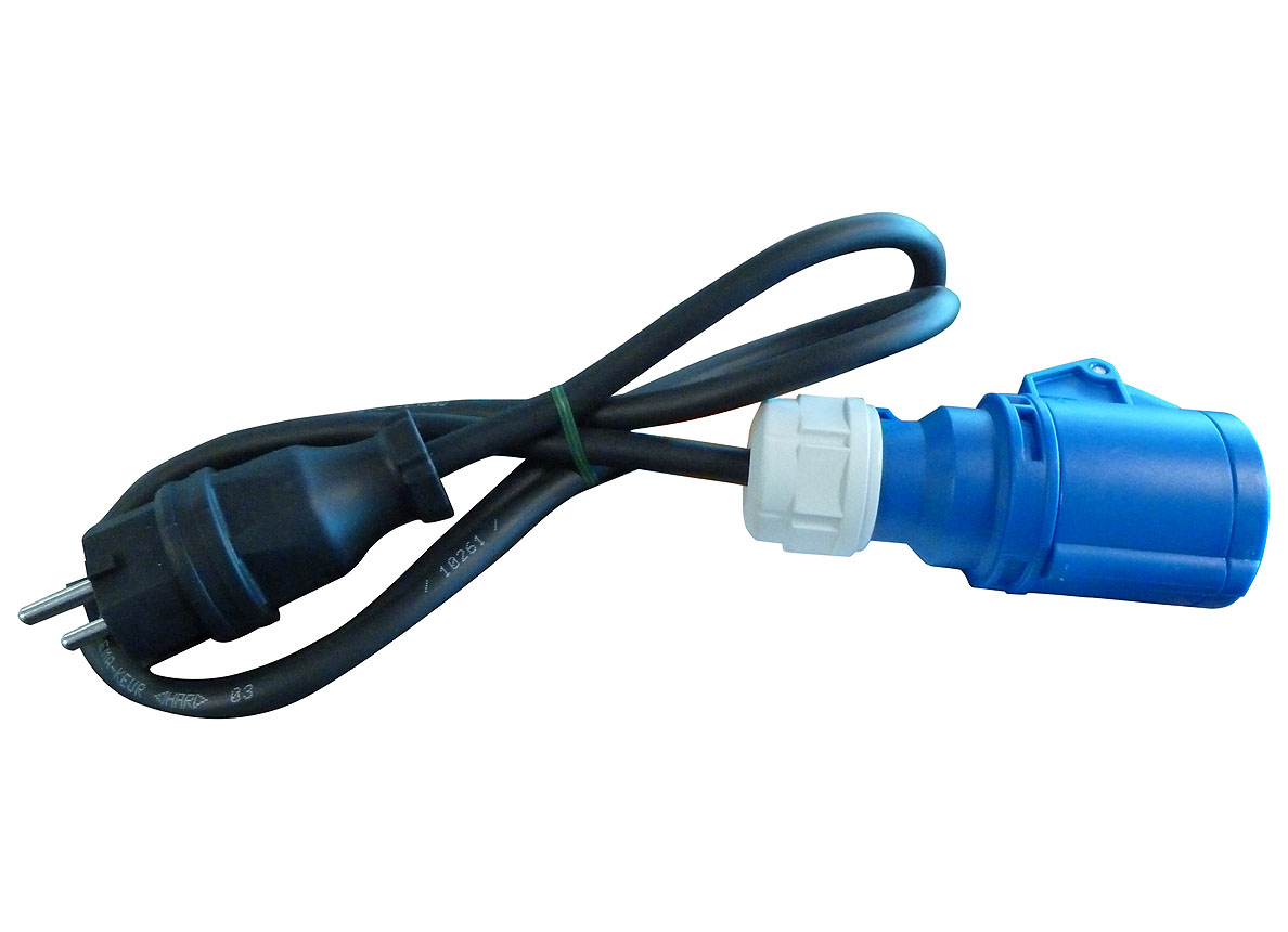 ADAPTATEUR HEDI 230V/16A AVEC CABEL 1.5M (MALE)