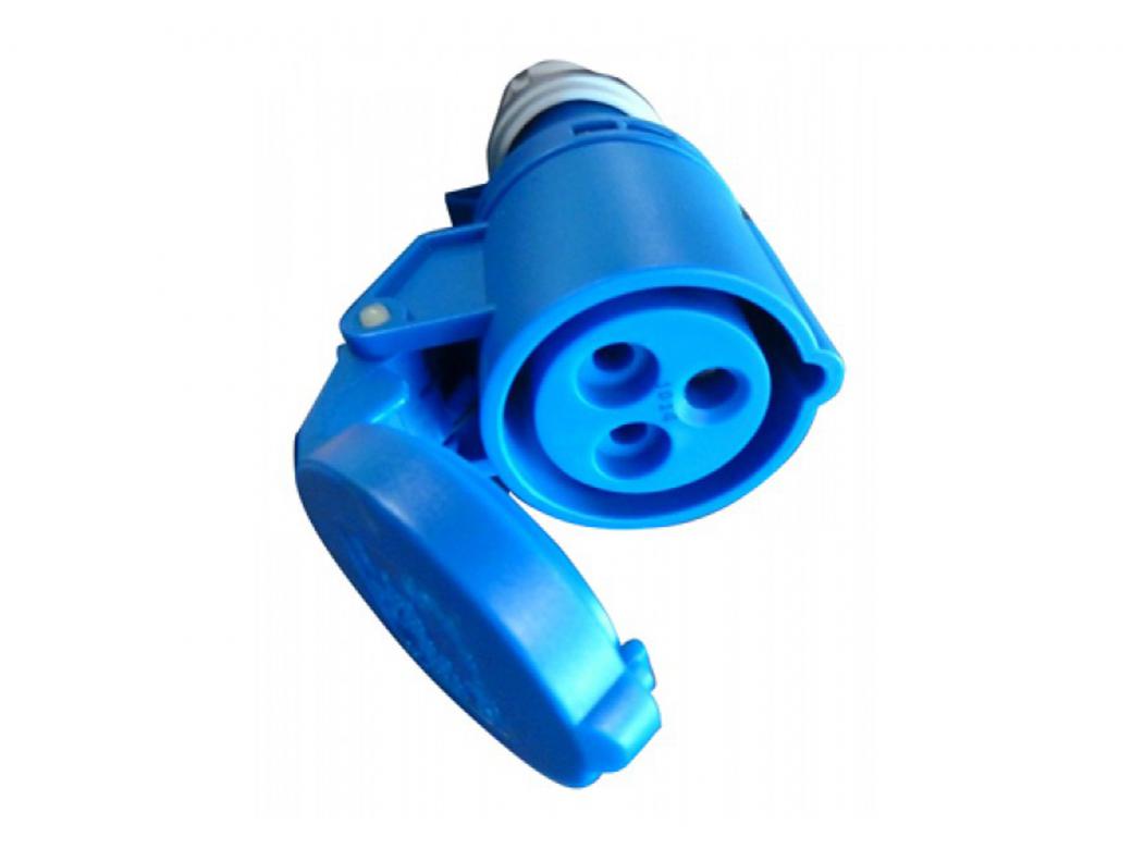 VERLOOPSTEKKER HEDI 230V/16A 1.5M KABEL (VROUW)