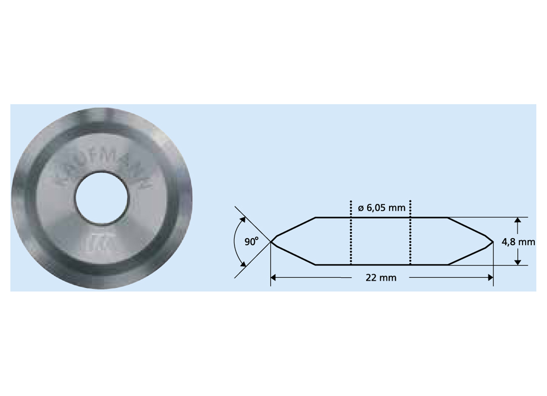 KAUFMANN MOLETTE DE RECHANGE TOP-LINE/COMBI Ø22MM