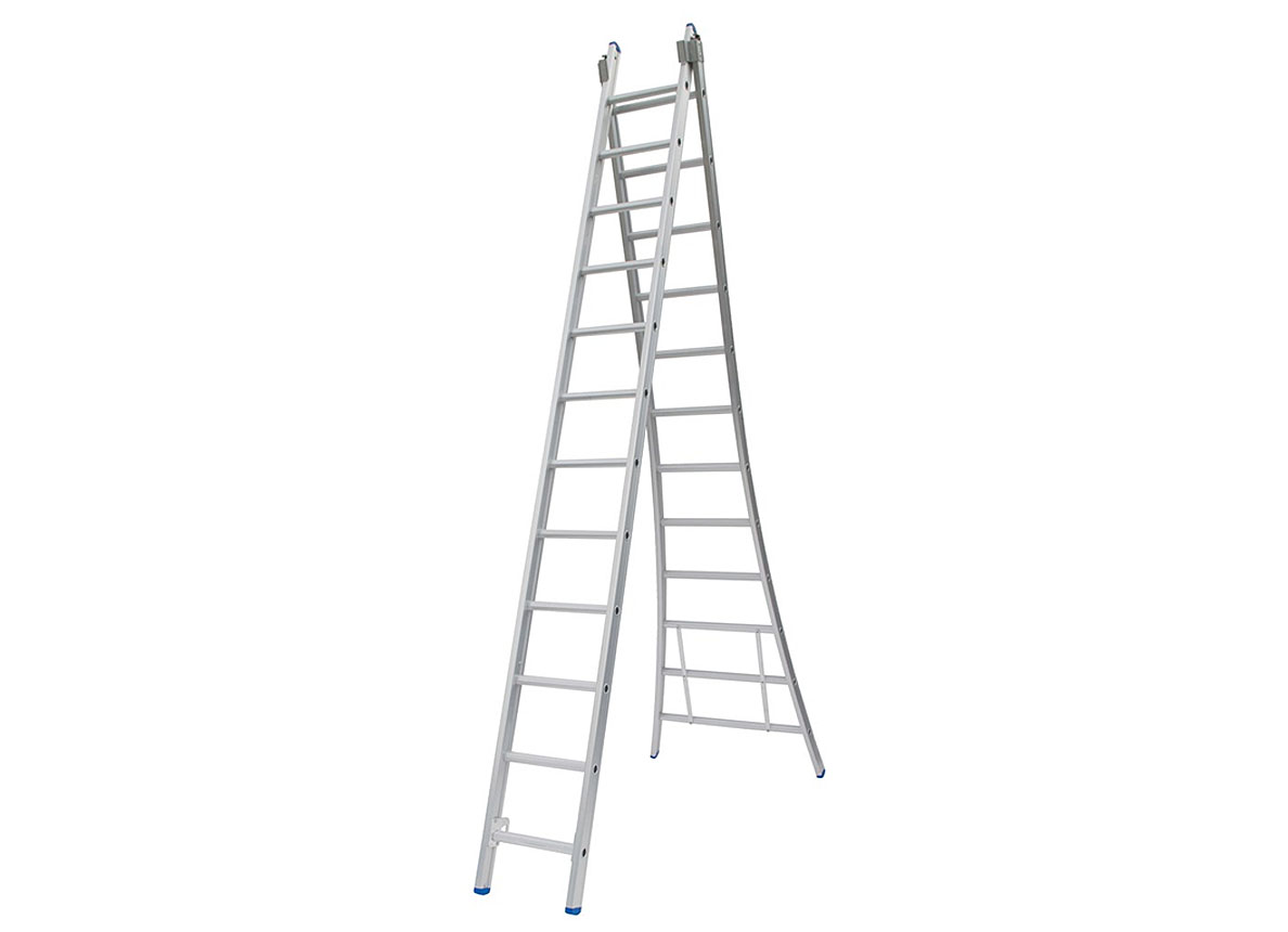 ECHELLE COULISSANTE - PIED EVASE - LIBRE - 2X12