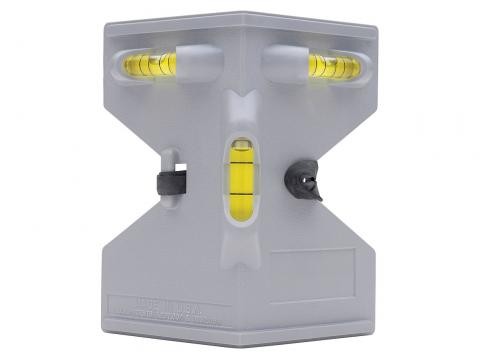 Sola Hoekwaterpas Jp 14 cm - Plastique ABS gris
