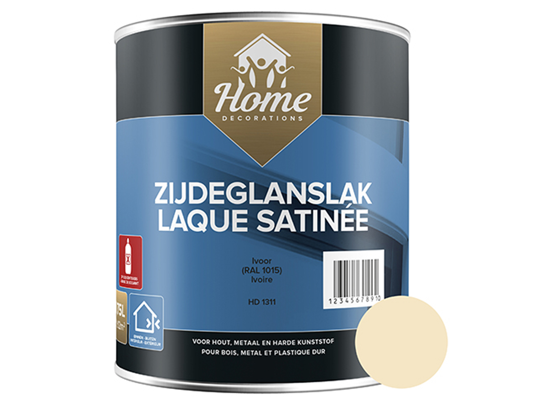 ZIJDEGLANSLAK IVOOR (HD1311) 750ML