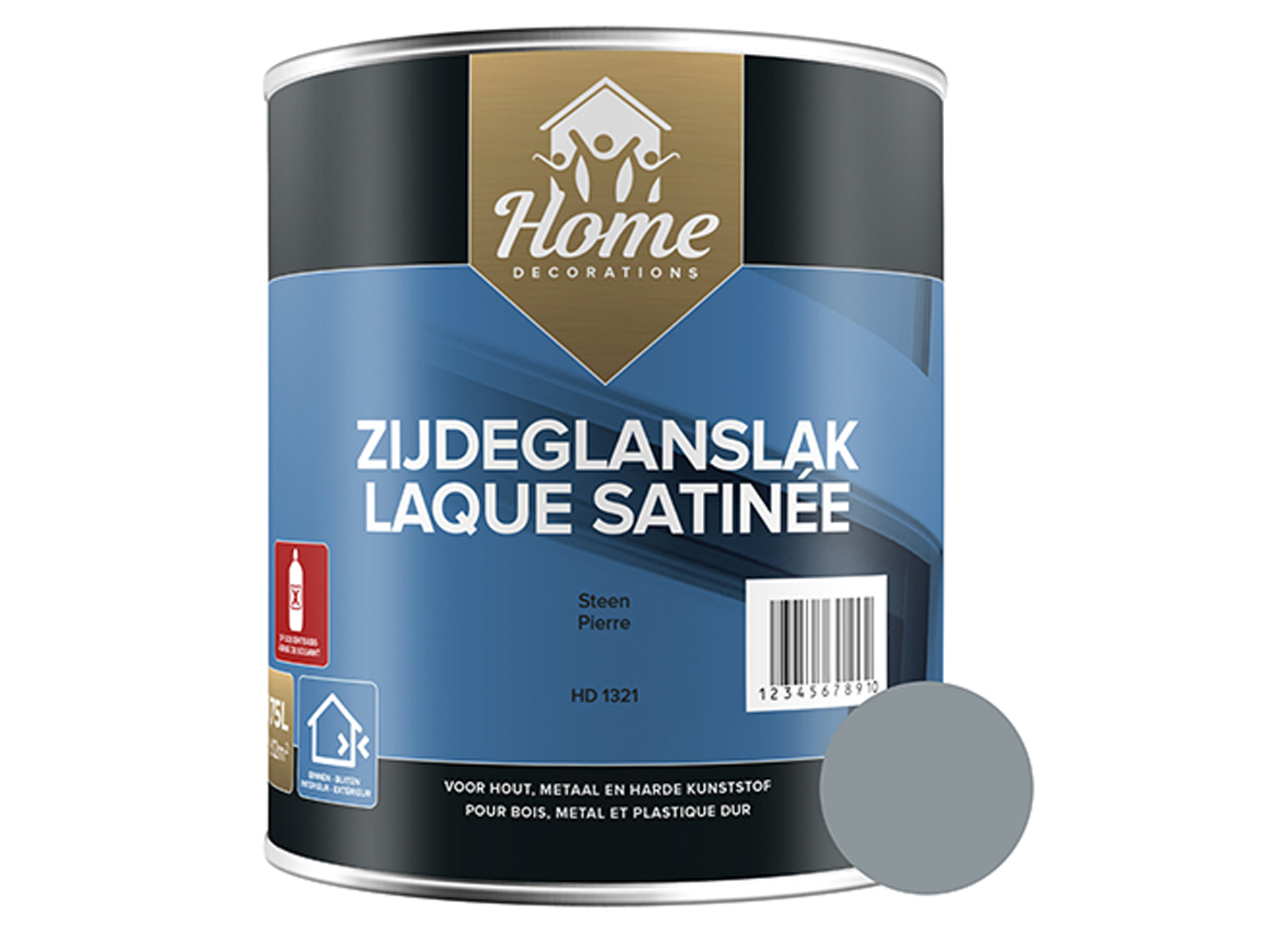 ZIJDEGLANSLAK STEEN (HD1321) 750ML