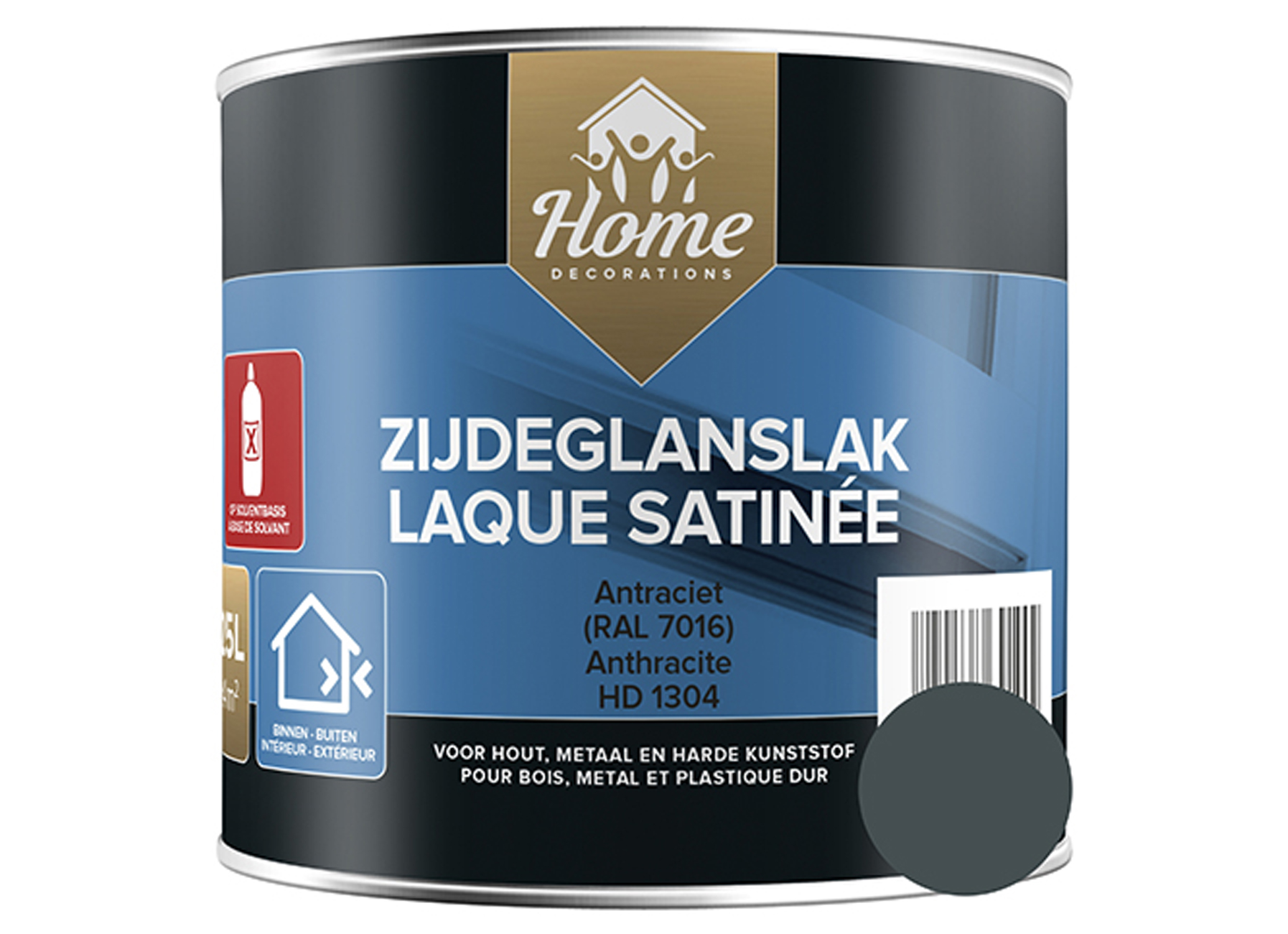 LAQUE SATINEE ANTHRACITE (HD1304) 250ML