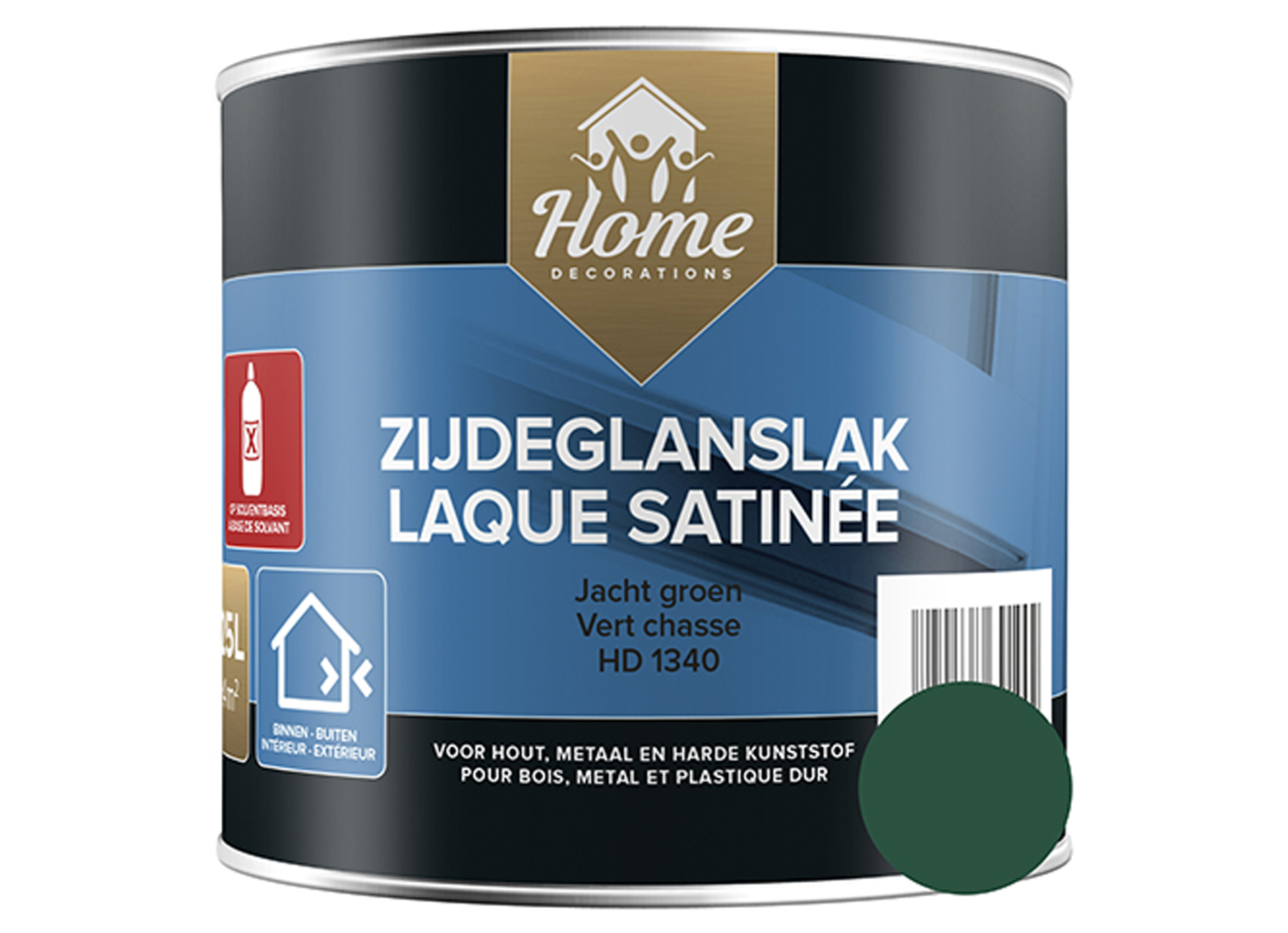 ZIJDEGLANSLAK JACHT GROEN (HD1340) 250ML