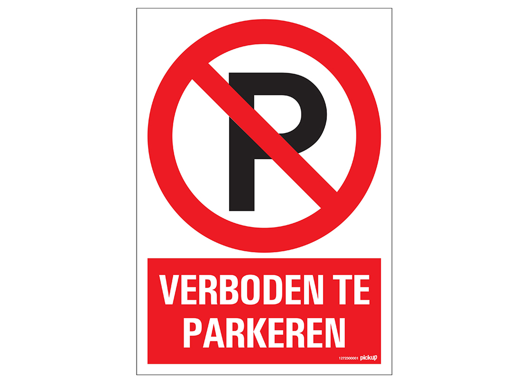 BORD 23X33CM VERBODEN TE PARKEREN