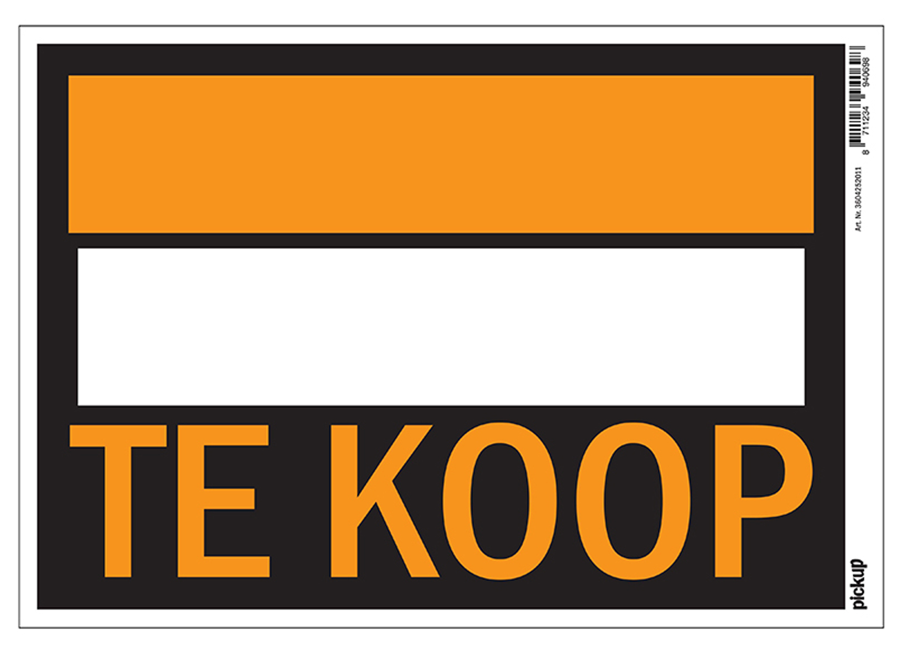 Pickup Affiche Te Koop 23x33cm