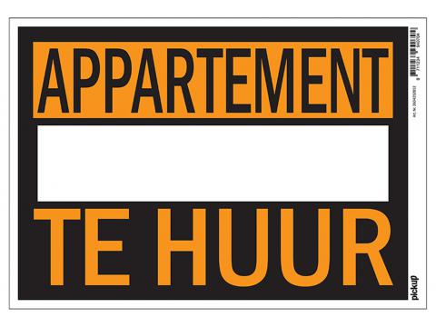 Pickup Affiche Appartement Te Huur 23x33cm