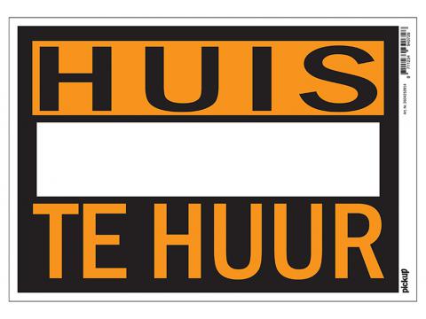 Pickup Affiche Huis Te Huur 23x33cm