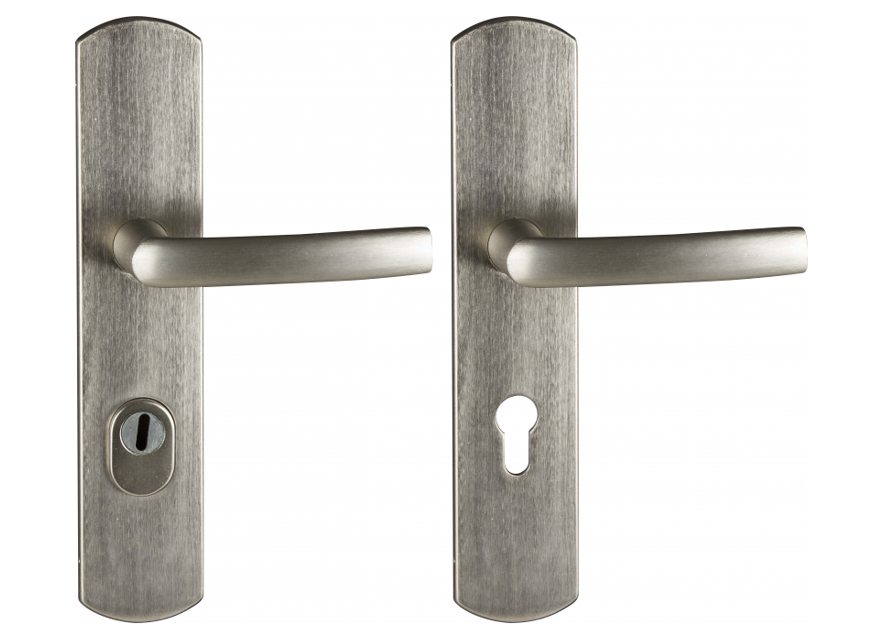VEILIGHEIDSDEURKRUK ALU LOOK INOX GESCHUURD