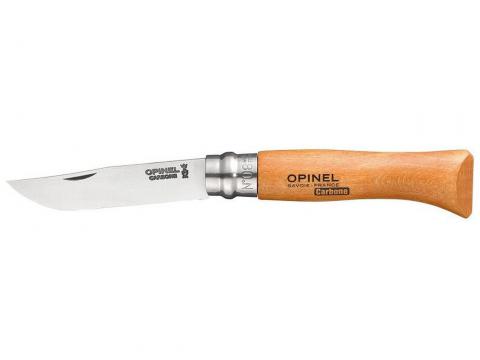OPINEL COUTEAU DE POCHE CARBON N°6 VIROBLOC