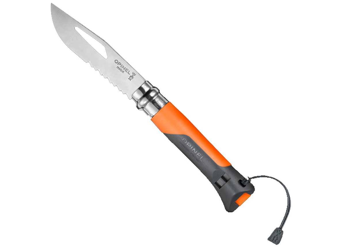 OPINEL ZAKMES OUTDOOR N°8 RVS/ORANJE