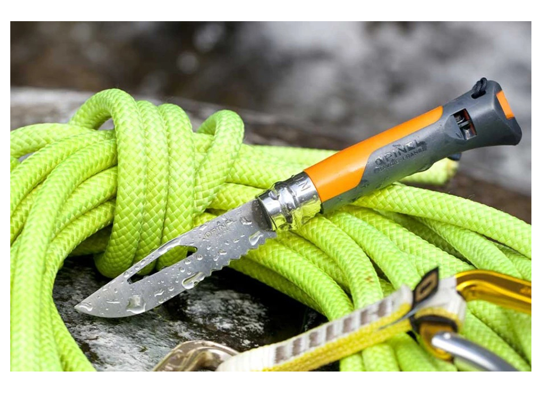 OPINEL ZAKMES OUTDOOR N°8 RVS/ORANJE