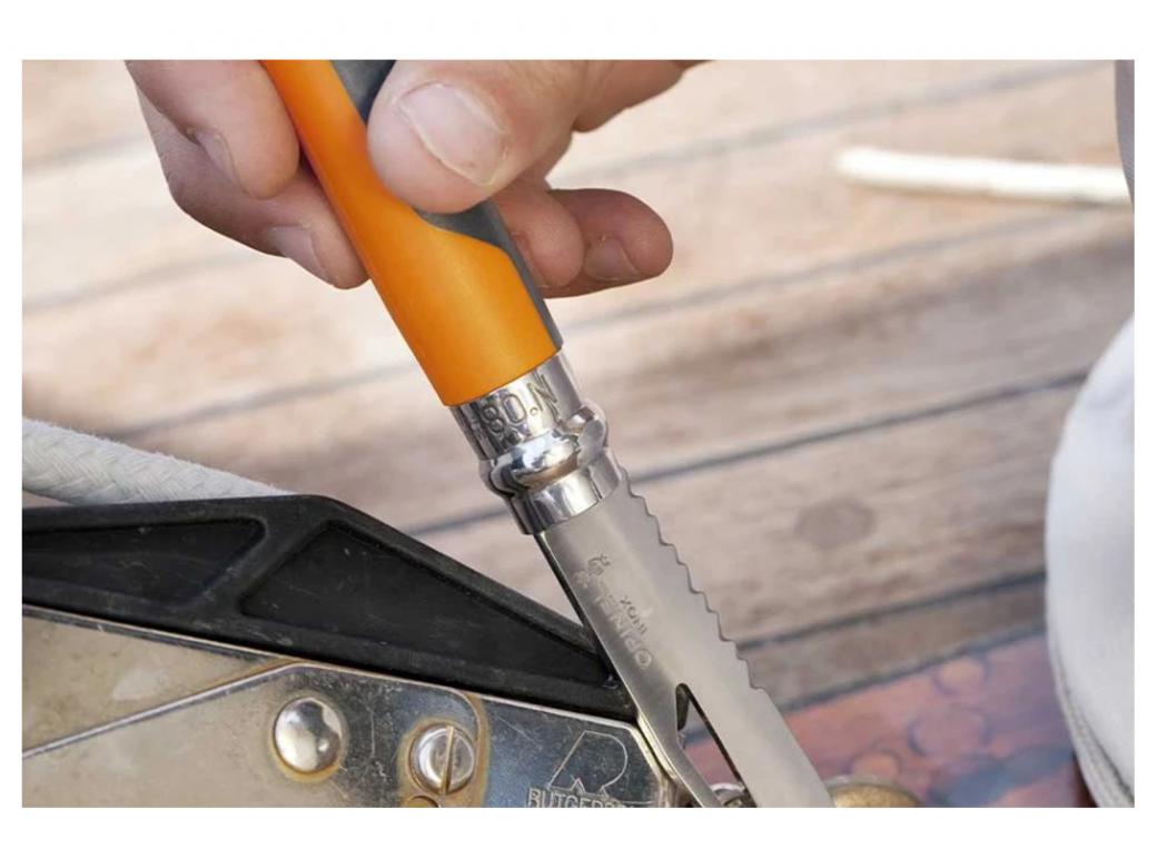 OPINEL ZAKMES OUTDOOR N°8 RVS/ORANJE