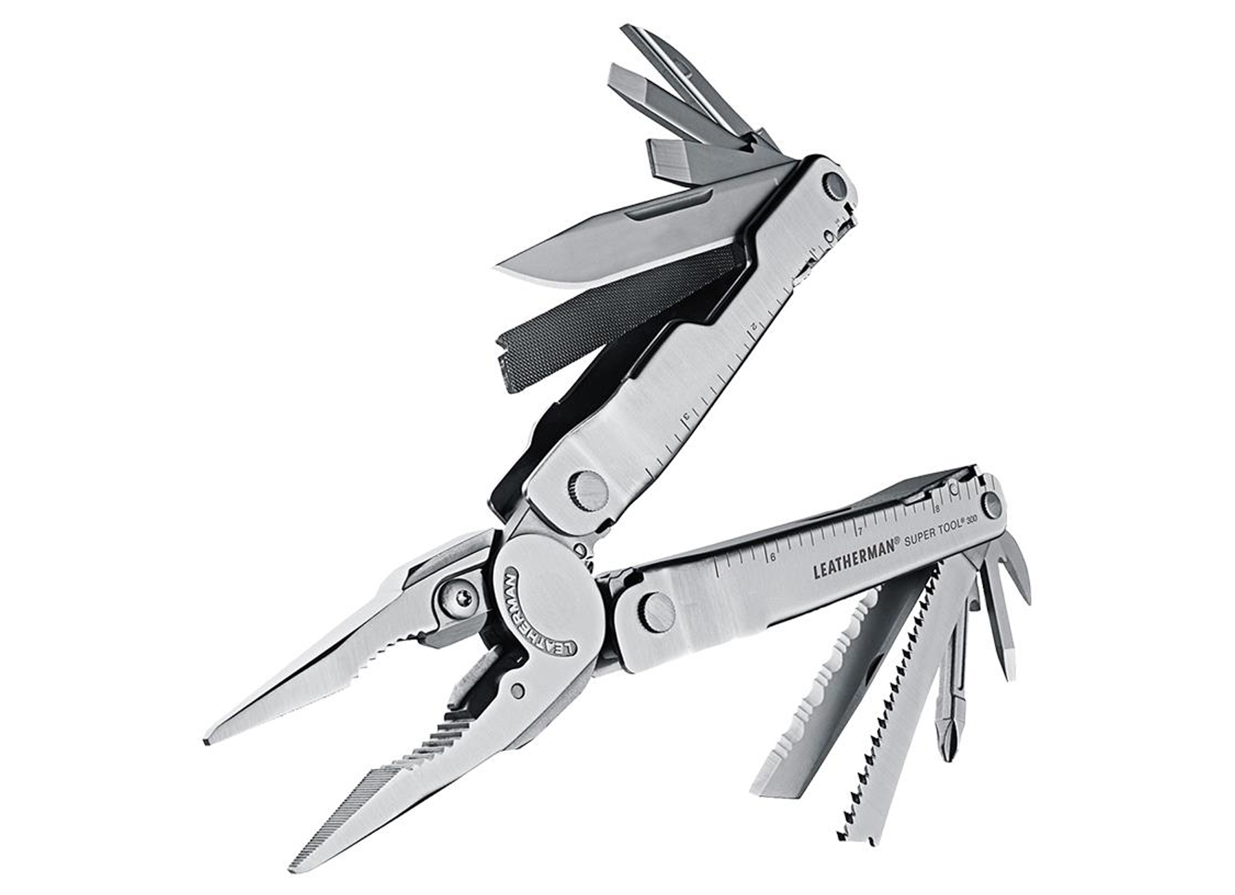 LEATHERMAN MULTITOOL SUPERTOOL ST300 19-IN-1 RVS + ETUI