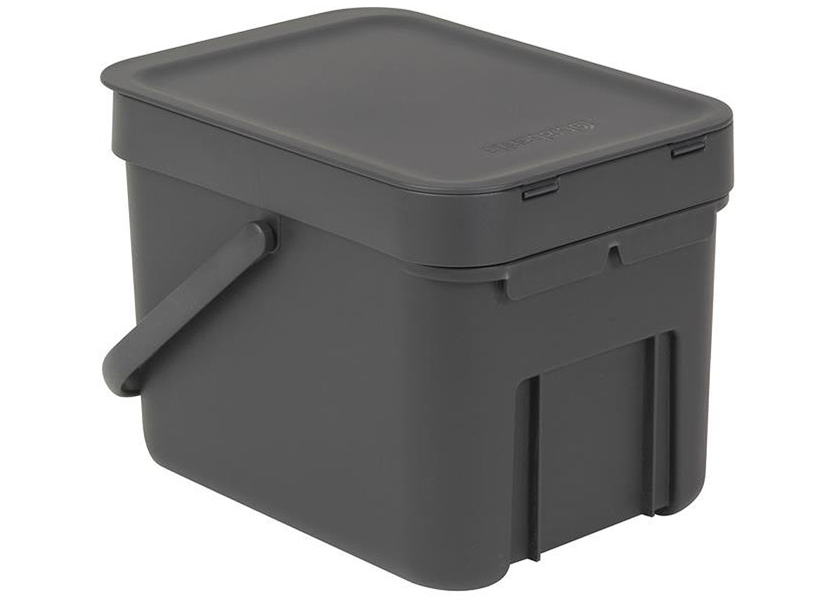 POUBELLE SORT & GO 6L GRIS