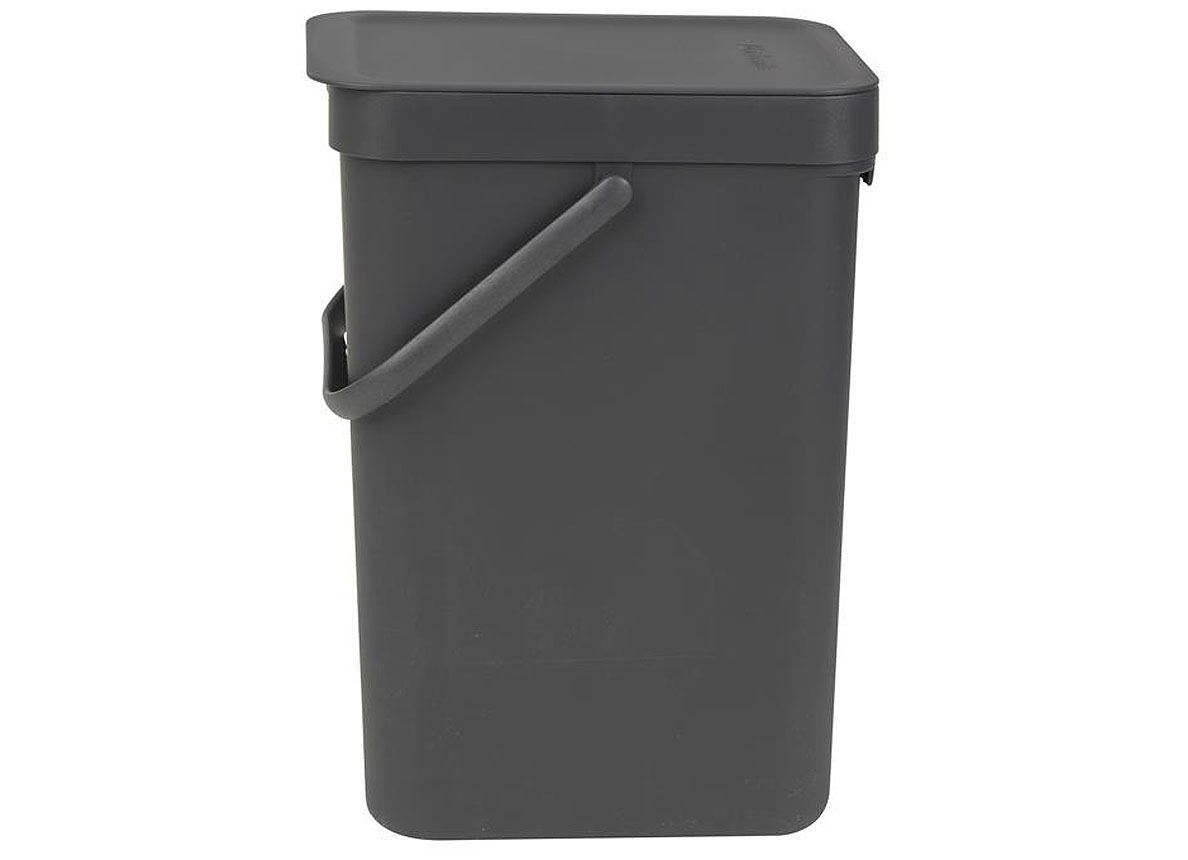 POUBELLE SORT & GO 12L GRIS