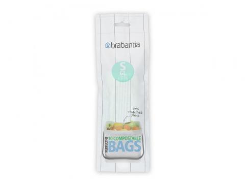 SACS POUBELLE PERFECTFIT COMPOSTABLES 6L (CODE S) 10 PCS