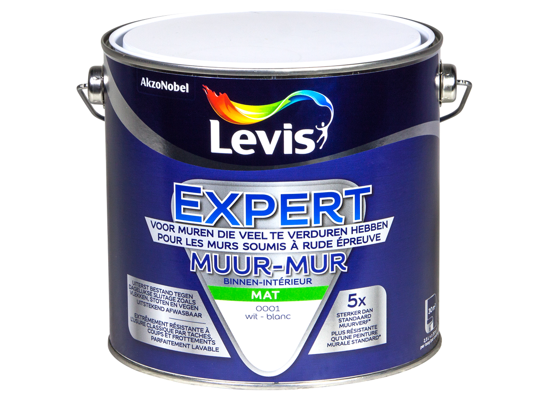 LEVIS EXPERT MUUR - WIT 0001 2,5L